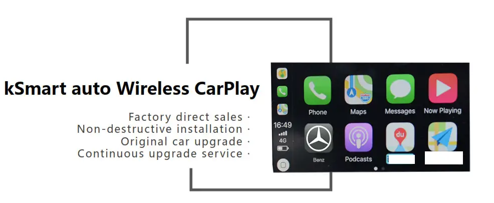 KREMER sino kSmart Auto Wireless CarPlay and Android Auto Smart Module - figier 36