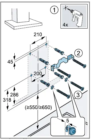 NEFF-D62BBC0N0B-60cm-Chimney-Cooker-Hood-FIG 10