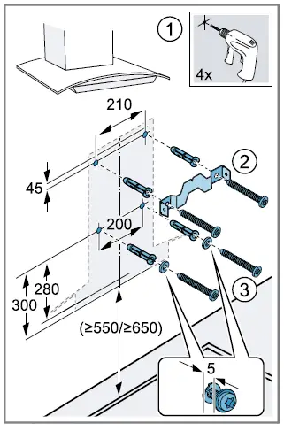 NEFF-D62BBC0N0B-60cm-Chimney-Cooker-Hood-FIG 11