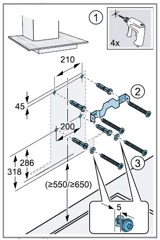 NEFF-D62BBC0N0B-60cm-Chimney-Cooker-Hood-FIG 12