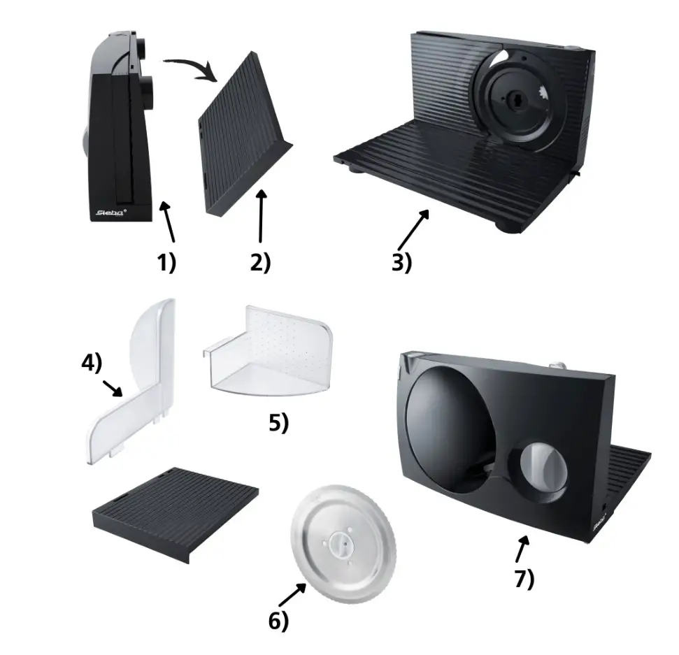 Steba AS 100 Electric Food Slicer - installation