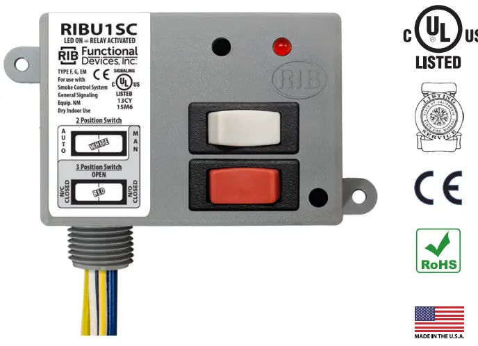 Functional Devices RIBU1SC 10 Amp Pilot Control Relay - Figure 2