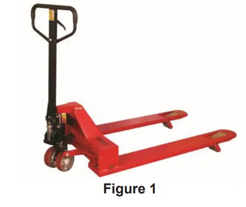 WESCO 4-Way Pallet Truck - Figure 1