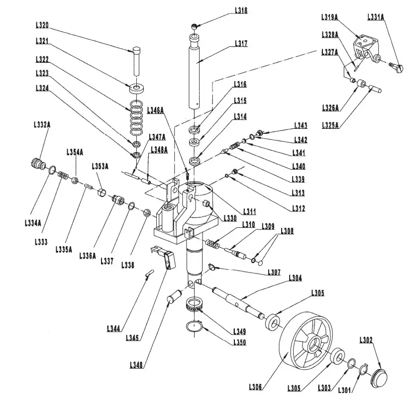WESCO 4-Way Pallet Truck - Figure 5