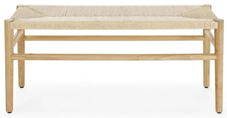 LUCKY ONE LKO CY35495 Woven Rope Series Natural Bed Bench-