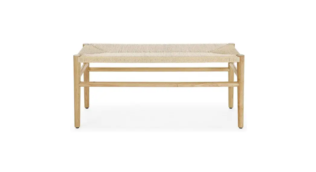 Lucky One Lko-cy35495 Woven Rope Series Natural Bed Bench Instruction Manual