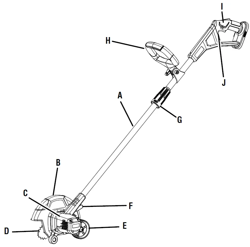 RYOBI P2300 18 Volt Edger 1