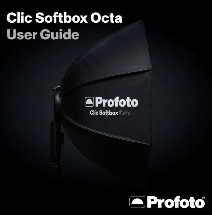 Profoto Clic Softbox Octa Soft and Flattering Light User Guide