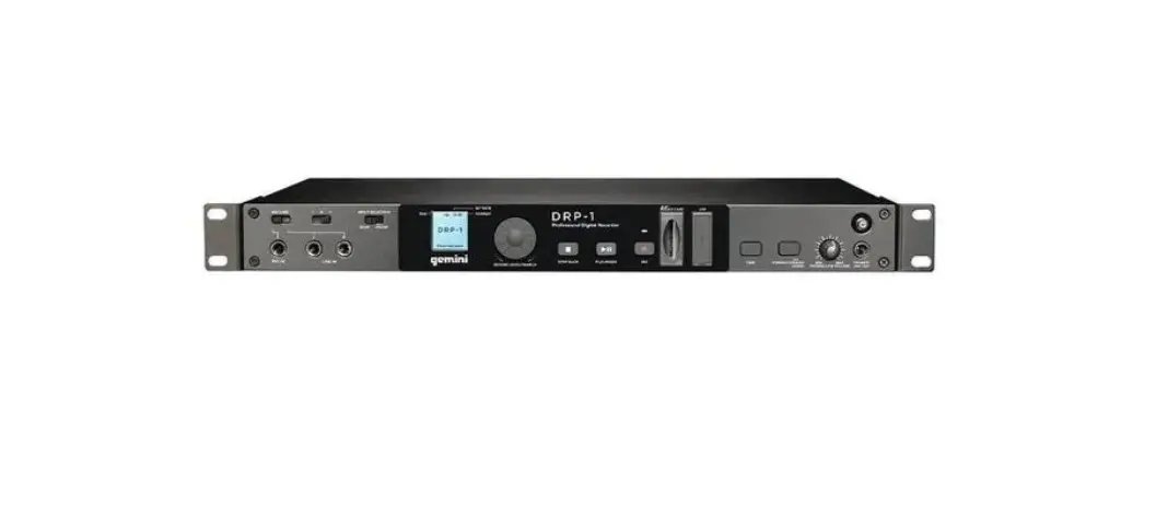 Gemini Drp-1 Rack Mount Digital Recorder User Manual Gemini Drp-1 Rack Mount Digital Recorder User Manual