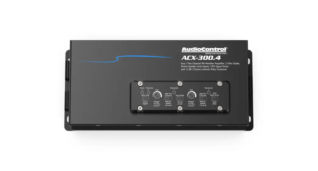Audio Control Acx-600 Compact High Power All Weather Mono Amplifier User Manual