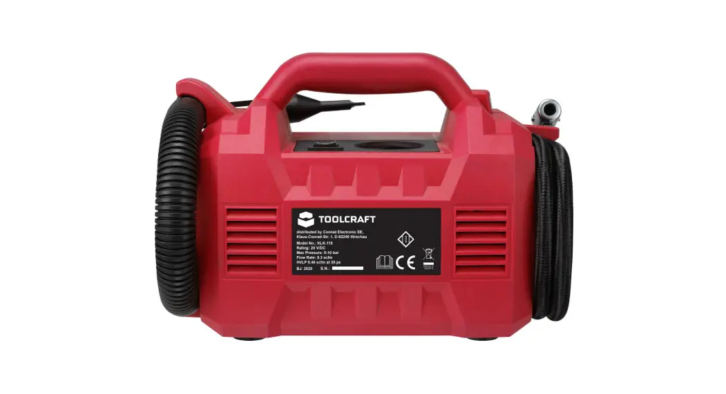 Toolcraft Klk-118 Cordless Compressor Instruction Manual