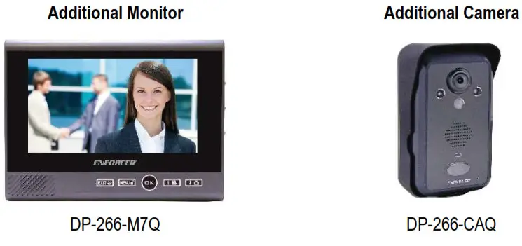 ENFORCER DP-266-1C7Q Wireless Video Door Phone - 12