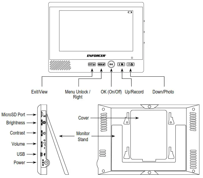 ENFORCER DP-266-1C7Q Wireless Video Door Phone - 2