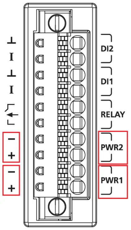 Wiring the Redundant Power Inputs