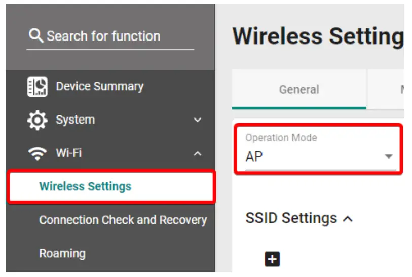Configuring the AWK as an AP