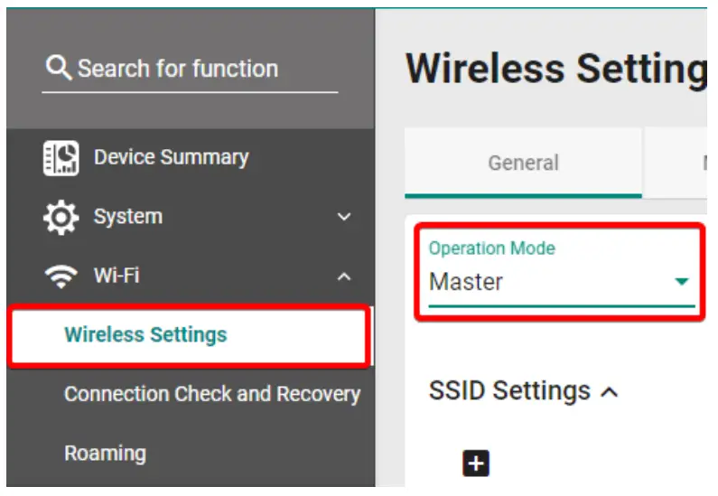 Configuring the AWK as a Master