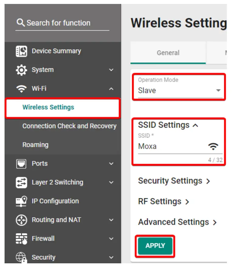 Configuring the AWK as a Slave
