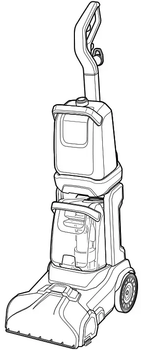 BISSELL 3112 Powerclean 2X Powerful Carpet Cleaner - Cover