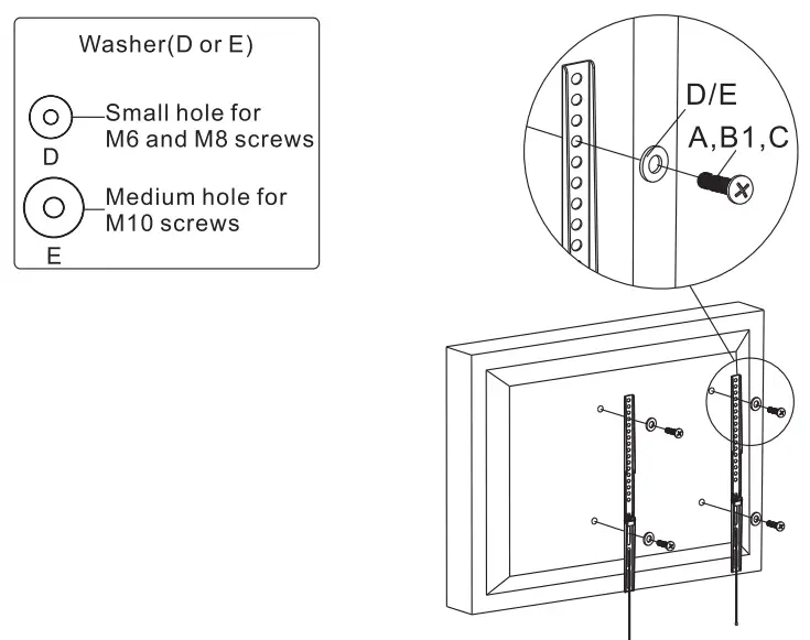 AV Link LPF800 Fixed TV Bracket - Fig5