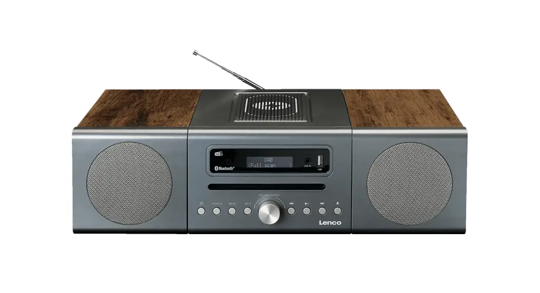 Lenco Mc-175si (v2) Dab+/ Fm Radio With Cd Player, Usb And Bluetooth User Manual
