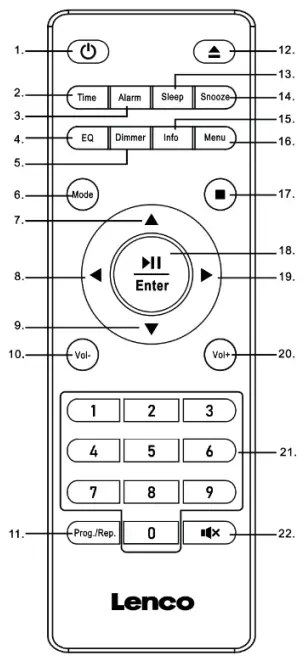 Lenco MC 175SI (V2) DAB FM Radio with CD Player USB and Bluetooth - fig 2