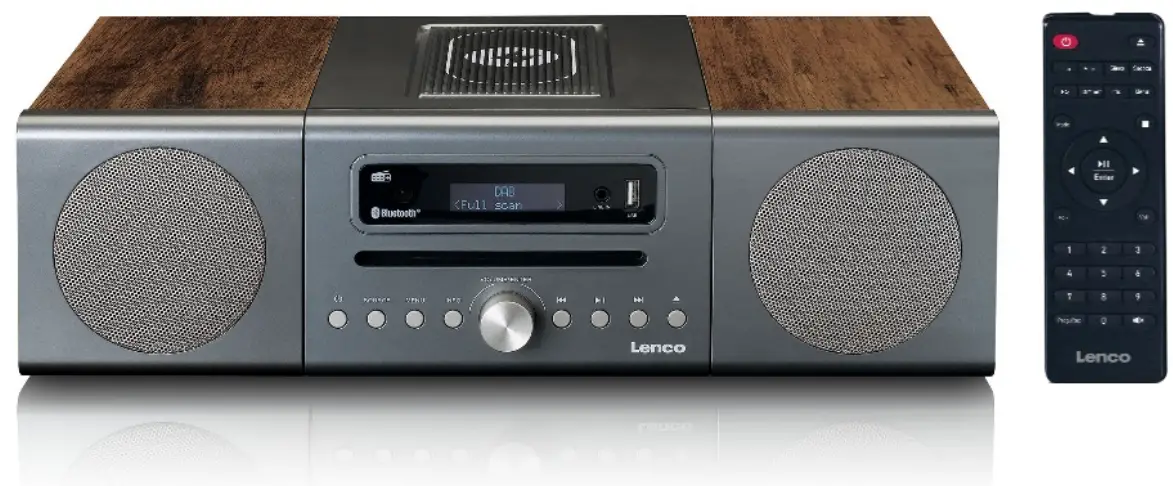 Lenco MC 175SI (V2) DAB FM Radio with CD Player USB and Bluetooth