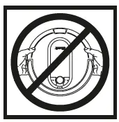 AVOID MOVING THE  ROBOT OR BASE