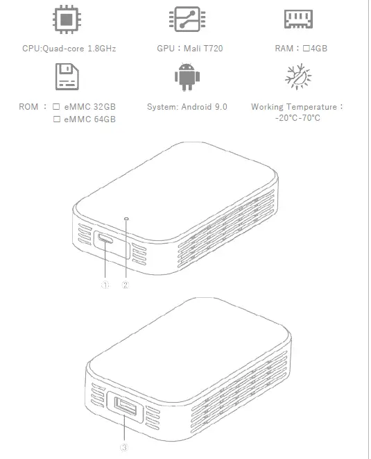 OTTO U2 Carplay Touch Portable - 1
