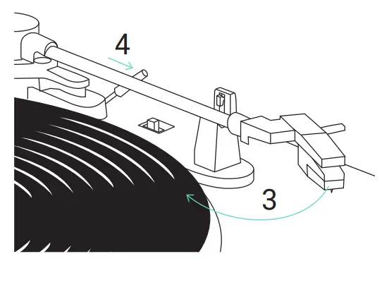 JAM X-TT700-BK Bluetooth Sound Stream Turntable - 6