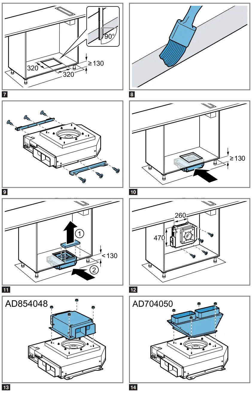 GAGGENAU AR403122 Remote Fan Motor - fig2