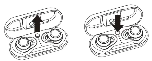 Vieta Pro VHP-TW20BK Bluetooth Headset - Function Instruction of charging Base