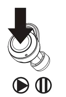 Vieta Pro VHP-TW20BK Bluetooth Headset - Music Pause playing