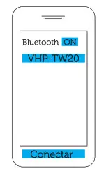 Vieta Pro VHP-TW20BK Bluetooth Headset - TWS Pairing