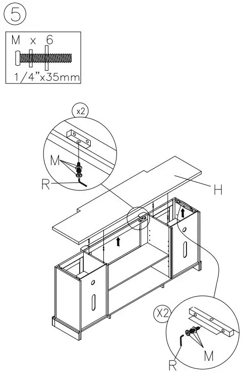 ASHLEY-W71968-Flynnter-75 Inch-TV Stand-6