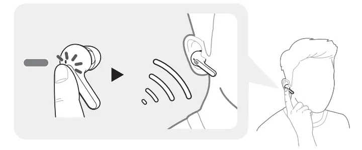 LG HBS-FN7 Tone Free True Wireless Earbuds with ANC Support -Listen to the Ambient Sound