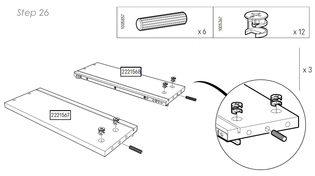 CuddleCo Isla 3 Drawer Dresser 18