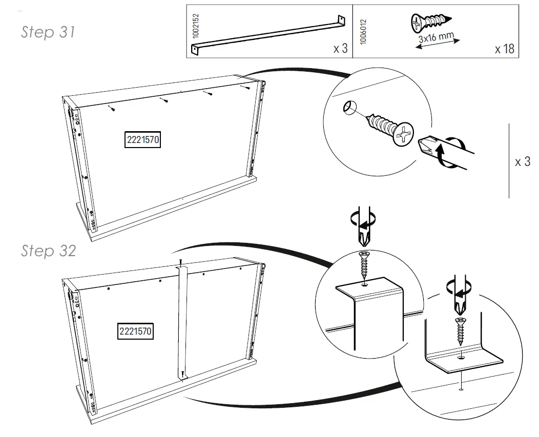 CuddleCo Isla 3 Drawer Dresser 23