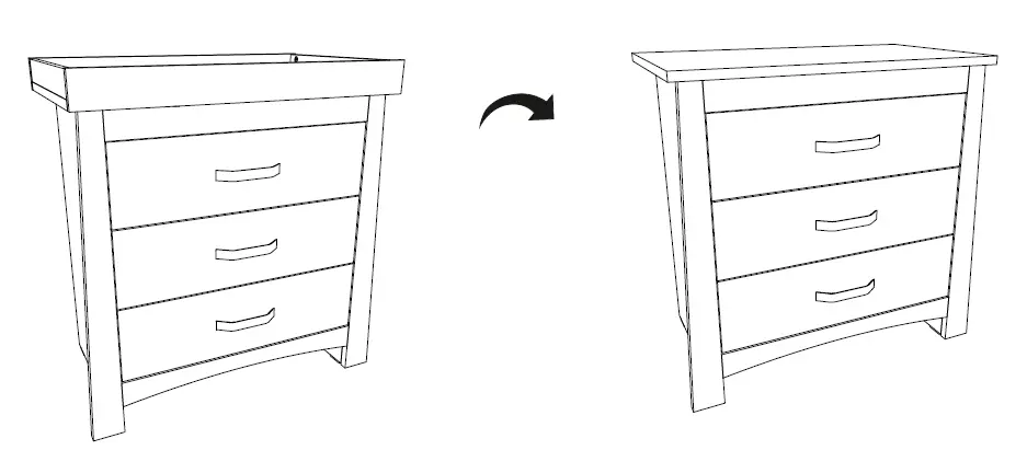 CuddleCo Isla 3 Drawer Dresser 26