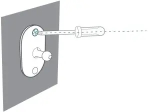 Use the provided screws