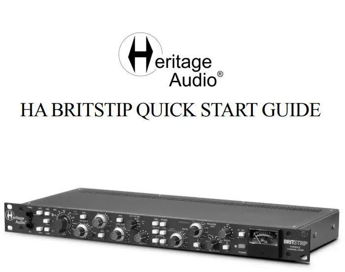 Heritage Audio HA BRITSTIP User Guide