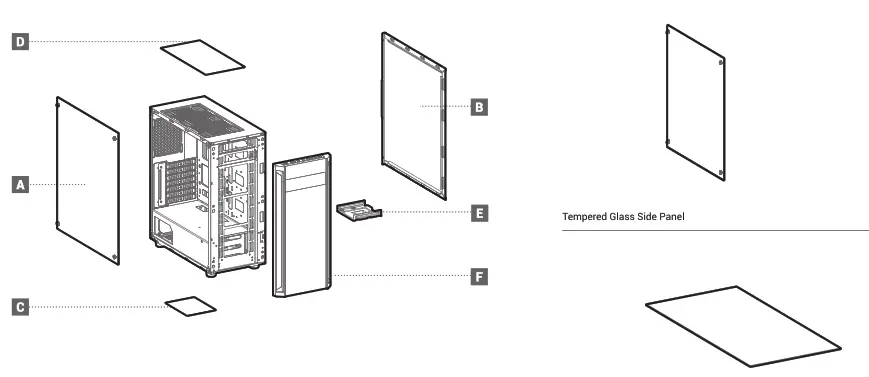 DEEPCOOL D-SHIELD V2 Mid Tower Case - Fig1