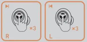 Touch Control Buttons