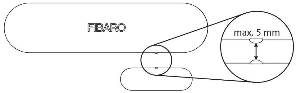 Fibaro Door-window Sensor 2 FGDW-002 -- Correct positioning
