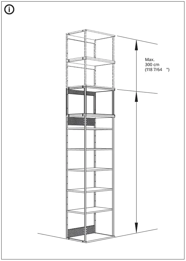 IKEA PLATSA Open Shelving Unit installation-16