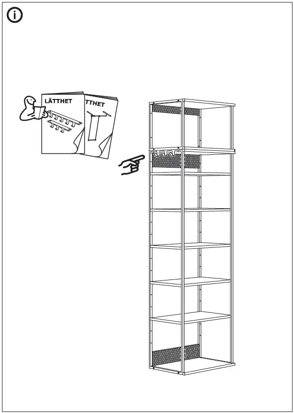 IKEA PLATSA Open Shelving Unit installation-17