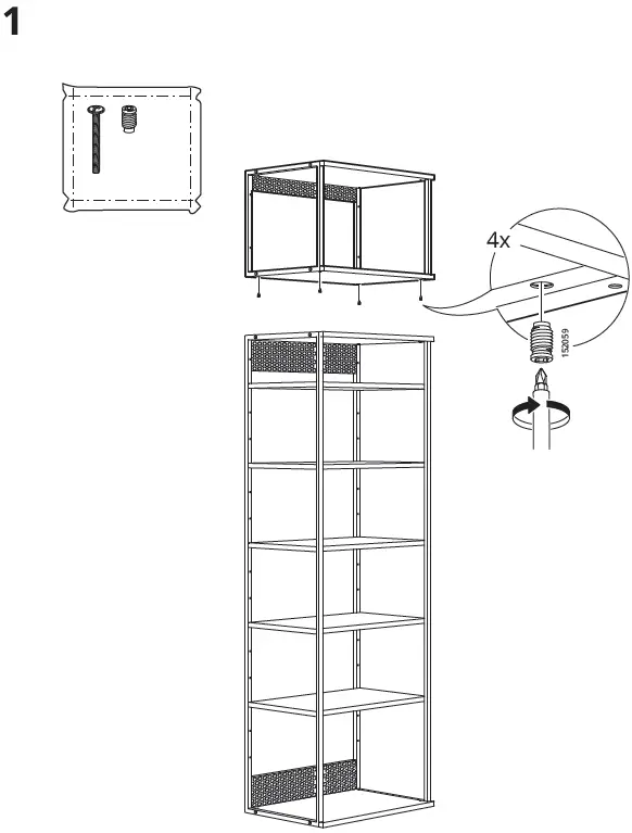 IKEA PLATSA Open Shelving Unit installation-18