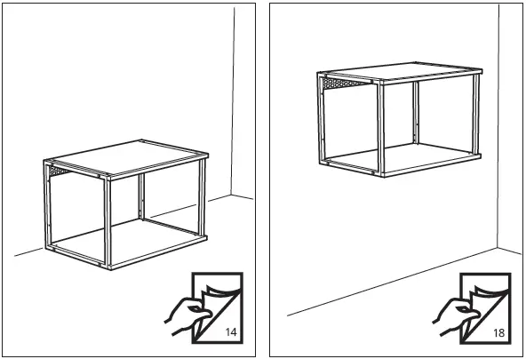 IKEA PLATSA Open Shelving Unit installation-7