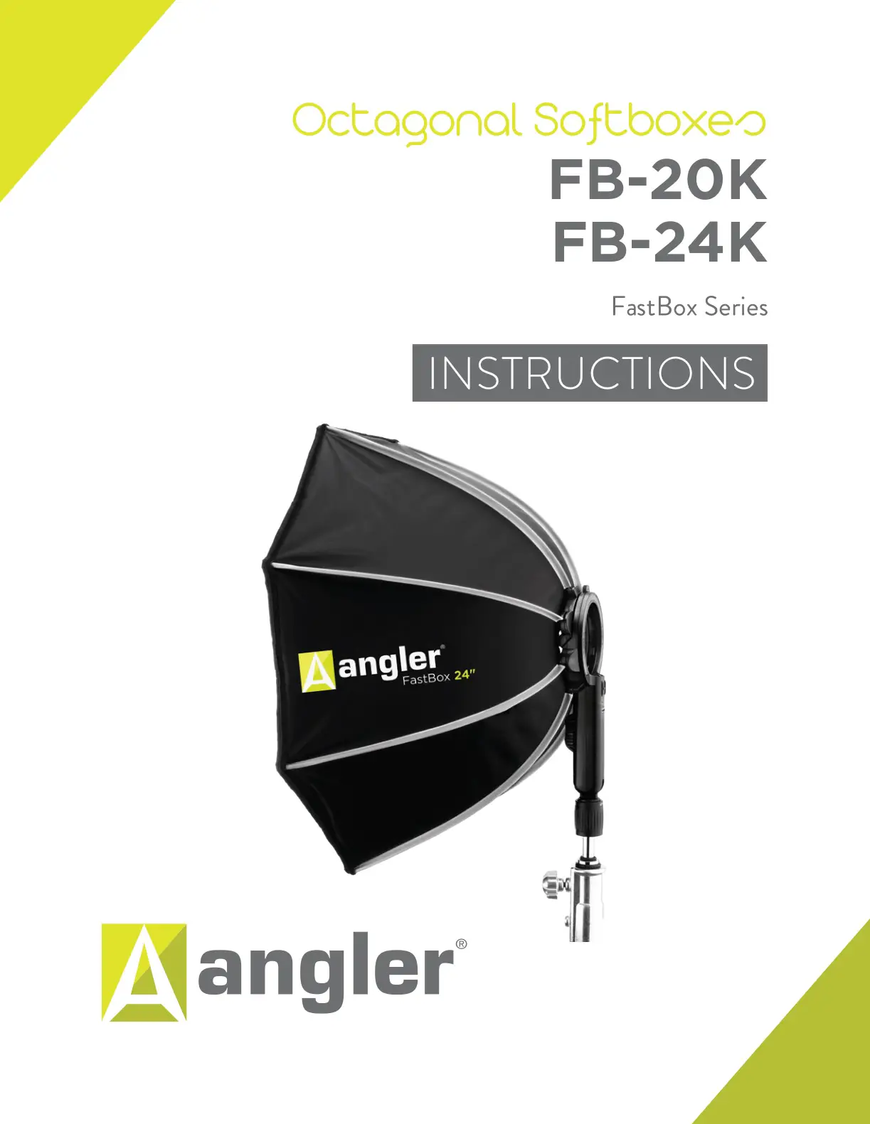 Angler FB-20K FastBox Series Instructions
