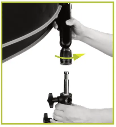 Angler FB-20K FastBox Series - Mounting the FastBox on a Light Stand