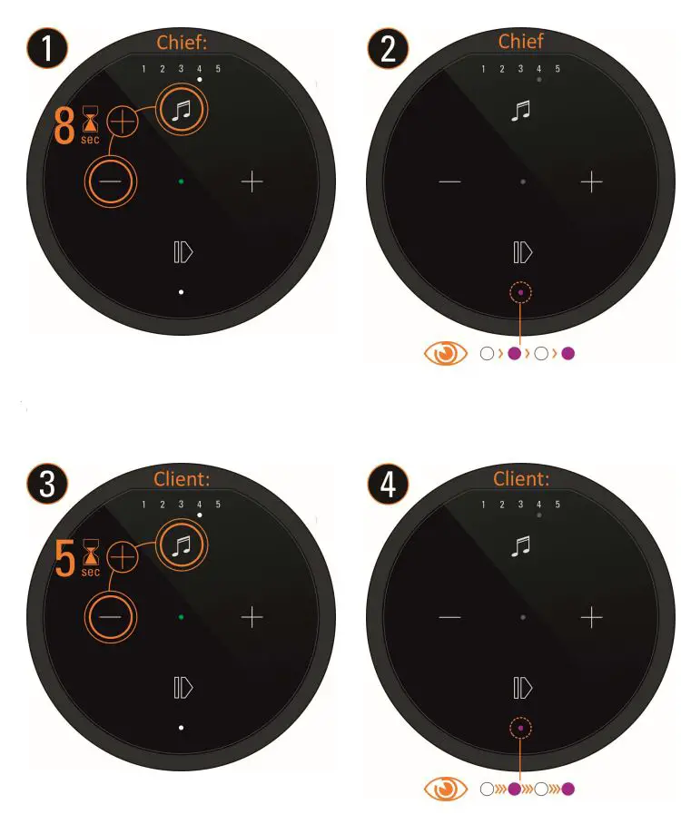 REVOX STUDIOART Speaker User Guide - Connecting STUDIOART A100 to another A100 speaker without using the STUDIOART app (via KleerNet)
